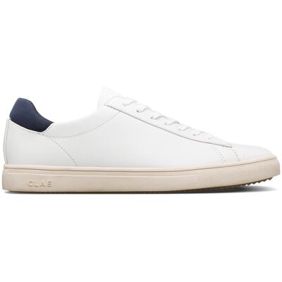 Clae Bradley California Wit Lederen Schoenen - Casual Sneakers Clae Bradley California Wit Lederen Schoenen - Casual Sneakers