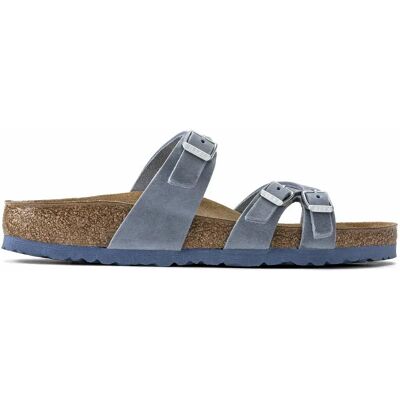 Sandalen Birkenstock Franca Waxy Leather Bleu 42 Sandalen Birkenstock Franca Waxy Leather Bleu 42