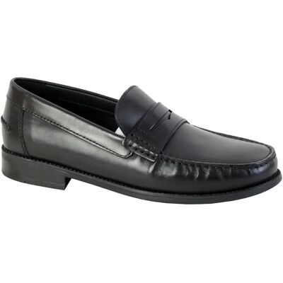 Loafers Geox New Damon Smooth Leather Noir 41 Loafers Geox New Damon Smooth Leather Noir 41