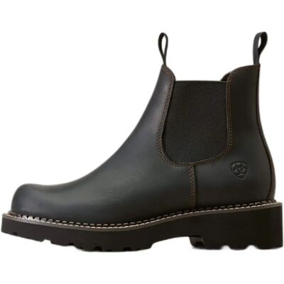 Ariat Fatbaby Twin Gore Western Black Boot - Western Laarzen Ariat Fatbaby Twin Gore Western Black Boot - Western Laarzen