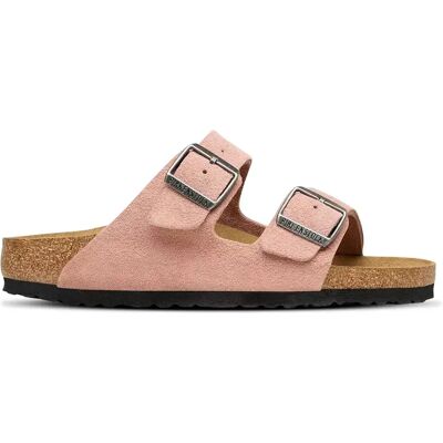Suède Sandalen Birkenstock Arizona Rose 38 Étroit Suède Sandalen Birkenstock Arizona Rose 38 Étroit