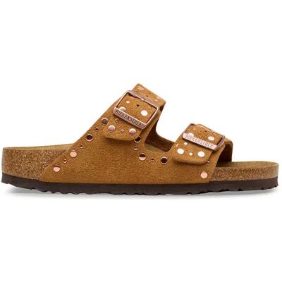 Dames suède sandalen Birkenstock Arizona Rivet Beige 37 Étroit Dames suède sandalen Birkenstock Arizona Rivet Beige 37 Étroit