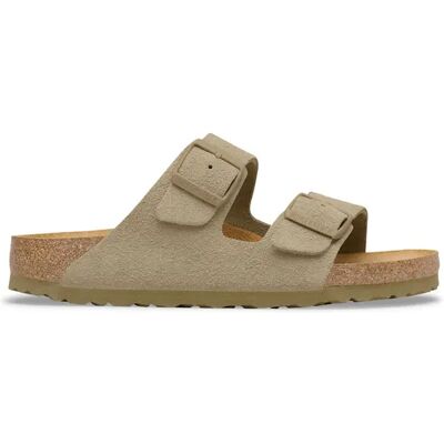 Suède Leren Sandalen Birkenstock Arizona Beige 44 Étroit Suède Leren Sandalen Birkenstock Arizona Beige 44 Étroit