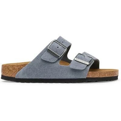 Leren sandalen Birkenstock Arizona Suede Bleu 38 Étroit Leren sandalen Birkenstock Arizona Suede Bleu 38 Étroit