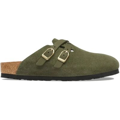 Leren damesklompen Birkenstock Blair Suede Vert 37 Étroit Leren damesklompen Birkenstock Blair Suede Vert 37 Étroit