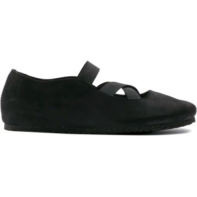 Damessandalen van nubuckleer Birkenstock Santa Ana Noir 36 Damessandalen van nubuckleer Birkenstock Santa Ana Noir 36
