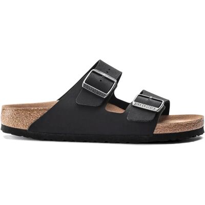 Sandalen Birkenstock Arizona Vegan Birko-Flor Birkibuc Noir 40 Étroit Sandalen Birkenstock Arizona Vegan Birko-Flor Birkibuc Noir 40 Étroit