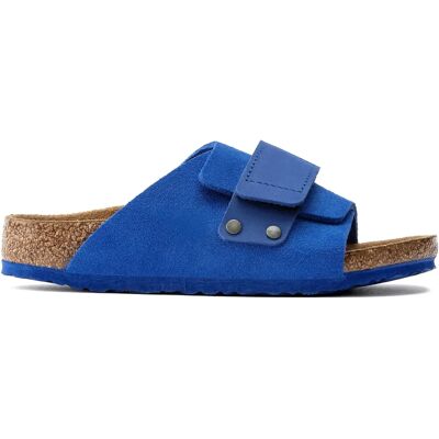 Nubuck Suède Leren Sandalen Kind Birkenstock Kyoto Bleu 33 Nubuck Suède Leren Sandalen Kind Birkenstock Kyoto Bleu 33
