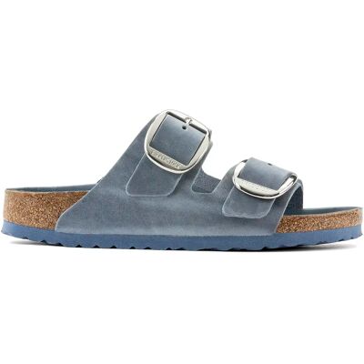 Sandalen Birkenstock Arizona Big Buckle Waxy Leather Bleu 36 Étroit Sandalen Birkenstock Arizona Big Buckle Waxy Leather Bleu 36 Étroit