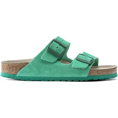 Sandalen Birkenstock Arizona Suede Leather Vert 41 Étroit Sandalen Birkenstock Arizona Suede Leather Vert 41 Étroit