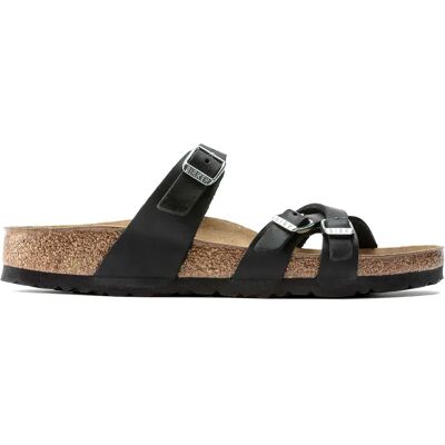 Sandalen Birkenstock Franca Natural Leather Oiled Noir 37 Sandalen Birkenstock Franca Natural Leather Oiled Noir 37