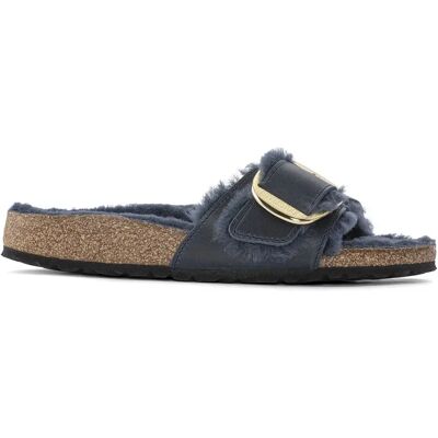 Dames muiltjes Birkenstock Madrid Big Buckle Shearling Oiled Leather Bleu 37 Étroit Dames muiltjes Birkenstock Madrid Big Buckle Shearling Oiled Leather Bleu 37 Étroit