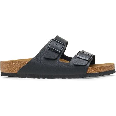 Sandalen Birkenstock Arizona Mixed Leather Noir 39 Étroit Sandalen Birkenstock Arizona Mixed Leather Noir 39 Étroit