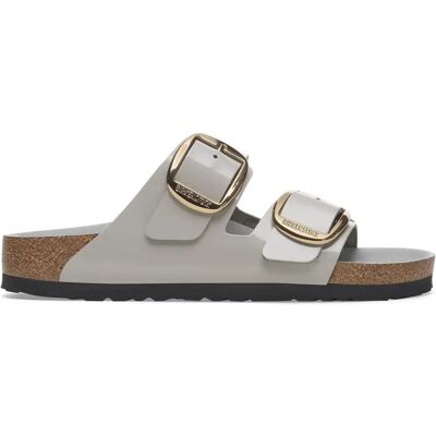 Natuurlijke suède leren sandalen met grote gesp voor dames Birkenstock Arizona Gris 36 Étroit Natuurlijke suède leren sandalen met grote gesp voor dames Birkenstock Arizona Gris 36 Étroit