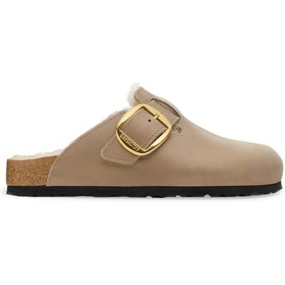 Damesklompen Birkenstock Boston Big Buckle Shearling Beige 37 Étroit Damesklompen Birkenstock Boston Big Buckle Shearling Beige 37 Étroit