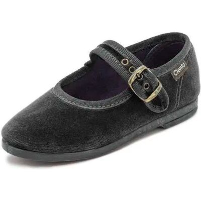 Velours ballerina's met gesp voor meisjes Cienta Gris 30 Velours ballerina's met gesp voor meisjes Cienta Gris 30