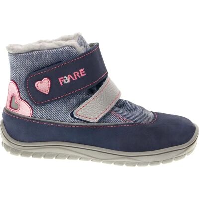 Waterdichte babymeisjes laarzen Fare Bare Bjornky Winter Bleu 23 Waterdichte babymeisjes laarzen Fare Bare Bjornky Winter Bleu 23
