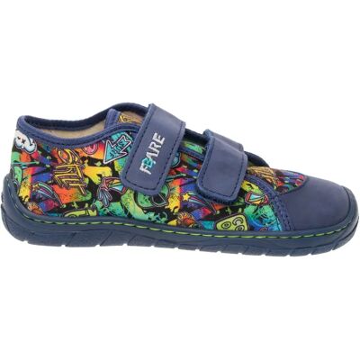 Textiel kinderschoenen Fare Bare Rimini Bleu 28 Textiel kinderschoenen Fare Bare Rimini Bleu 28