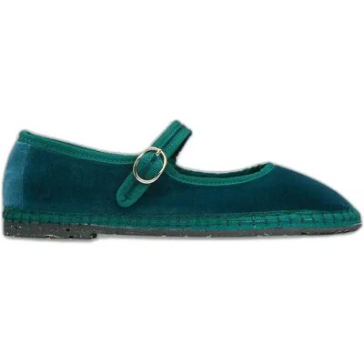 Fluwelen ballerina's voor dames Flabelus Mary Jane Vert 41 Fluwelen ballerina's voor dames Flabelus Mary Jane Vert 41