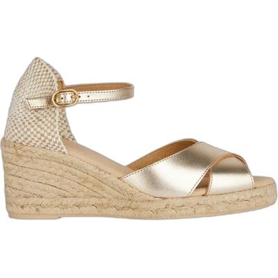 DamesSandalen Geox Gelsa Beige 37 DamesSandalen Geox Gelsa Beige 37