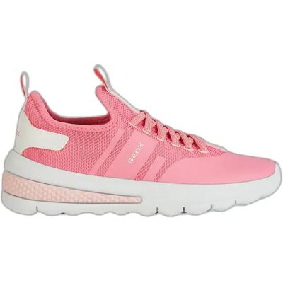 Geox J Activat Meisjes Sneakers - Microperforatie Rubberzool - Licht Geox J Activat Meisjes Sneakers - Microperforatie Rubberzool - Licht