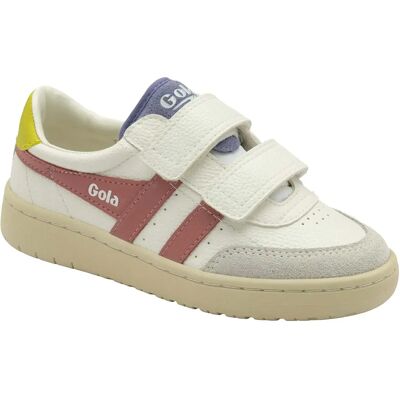 Gola Falcon Strap Meisjes Sneakers - Wit - Junior 4 Gola Falcon Strap Meisjes Sneakers - Wit - Junior 4