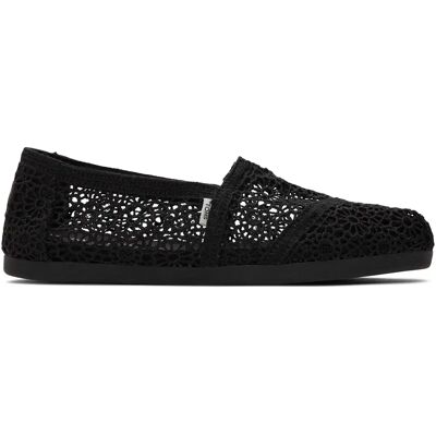 Marokkaanse gehaakte espadrilles voor dames Toms Alpargata Noir 42,5 Marokkaanse gehaakte espadrilles voor dames Toms Alpargata Noir 42,5