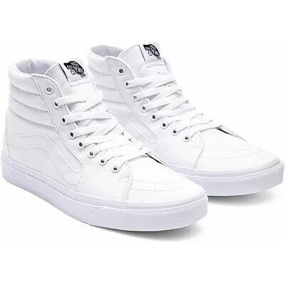Vans Witte Sk8-Hi dames skate schoenen - Skaterstijl Vans Witte Sk8-Hi dames skate schoenen - Skaterstijl