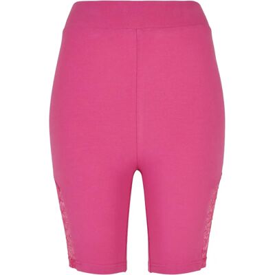 Hoge taille dij-hoge laarzen met kanten inzetstuk voor dames Urban Classics Paars XS Hoge taille dij-hoge laarzen met kanten inzetstuk voor dames Urban Classics Paars XS