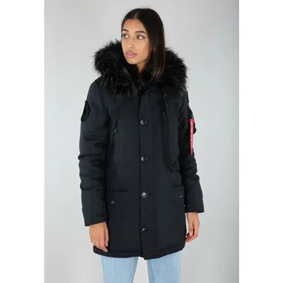 Damesparka Alpha Industries Polar Noir S Damesparka Alpha Industries Polar Noir S