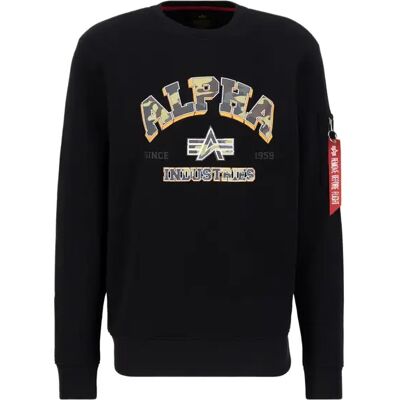 Sweatshirt Alpha Industries College Noir S Sweatshirt Alpha Industries College Noir S