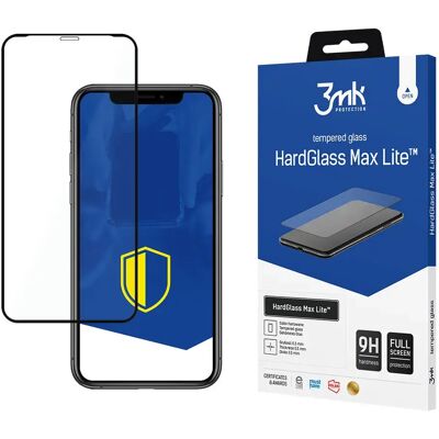 Versterkt gehard glas 3MK Apple iPhone Xr - HardGlass Max Lite™ Blanc TU Versterkt gehard glas 3MK Apple iPhone Xr - HardGlass Max Lite™ Blanc TU
