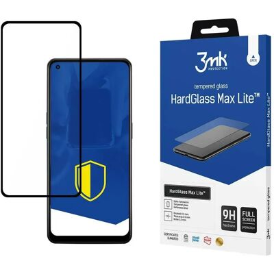 3MK HardGlass Max Lite voor Oppo Reno 8 Lite 5G - Beveiligingsfolie 3MK HardGlass Max Lite voor Oppo Reno 8 Lite 5G - Beveiligingsfolie