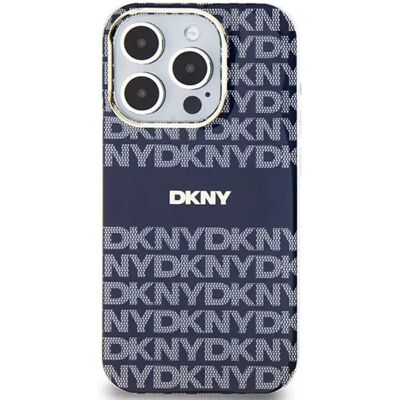 DKNY iPhone 15 Pro Hoes - Impactbestendig, MagSafe, Blauw DKNY iPhone 15 Pro Hoes - Impactbestendig, MagSafe, Blauw