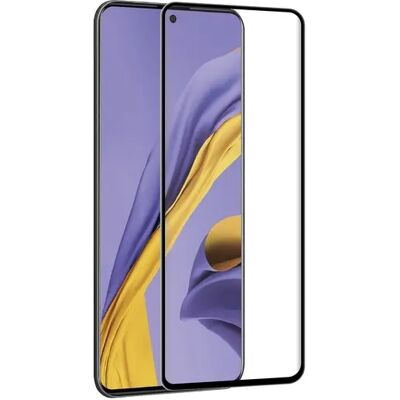 Tiger Galaxy A51 5G schermbeveiliger - Antibacterieel, Zwart Tiger Galaxy A51 5G schermbeveiliger - Antibacterieel, Zwart