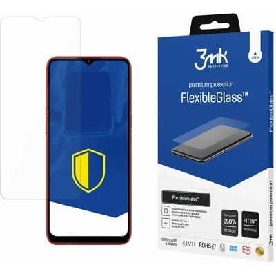 Hybride glas 3MK Realme C3 FlexibeGlass™ Blanc TU Hybride glas 3MK Realme C3 FlexibeGlass™ Blanc TU