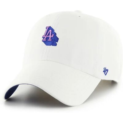 47Brand Dodgers baseballpet MLB Chop Shop Clean Up Blanc TU 47Brand Dodgers baseballpet MLB Chop Shop Clean Up Blanc TU