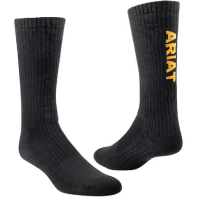 Rijsokken Ariat Premium Ringspun (x3) Noir L Rijsokken Ariat Premium Ringspun (x3) Noir L