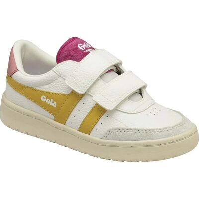 Kindertrainers Gola Falcon Strap Blanc 34 Kindertrainers Gola Falcon Strap Blanc 34