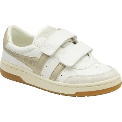 Kindertrainers Gola Falcon Mirror Strap Blanc 34 Kindertrainers Gola Falcon Mirror Strap Blanc 34