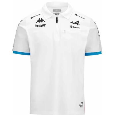 Kappa Polo Alpine F1 Adram 2024 Blanc 3XL Kappa Polo Alpine F1 Adram 2024 Blanc 3XL