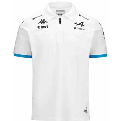 Kappa Polo Alpine F1 Adrem 2024 Blanc S Kappa Polo Alpine F1 Adrem 2024 Blanc S