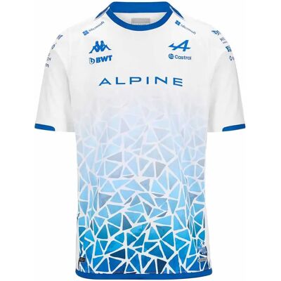 Kappa Kindert-shirt Alpine F1 Barcelone 2024 Blanc 6 ans Kappa Kindert-shirt Alpine F1 Barcelone 2024 Blanc 6 ans
