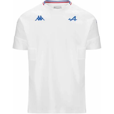 Kappa T-shirt Alpine F1 Adow 2024 Blanc 3XL Kappa T-shirt Alpine F1 Adow 2024 Blanc 3XL