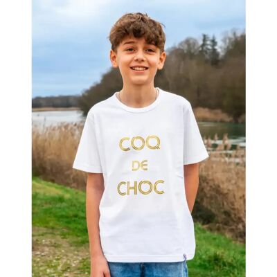 Jongens-T-shirt Les Poulettes Fitness Family Blanc 4/5 ans Jongens-T-shirt Les Poulettes Fitness Family Blanc 4/5 ans