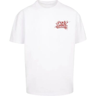 Dikke oversized T-shirt Merchcode Ozzy Osbourne - Patient 9 Blanc L Dikke oversized T-shirt Merchcode Ozzy Osbourne - Patient 9 Blanc L
