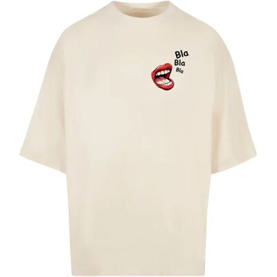 T-shirt Merchcode Bla Bla Bla Comic Huge Blanc 5XL T-shirt Merchcode Bla Bla Bla Comic Huge Blanc 5XL