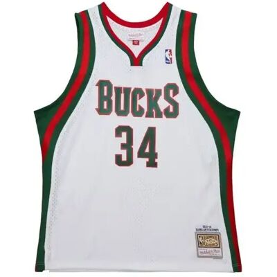 Mitchell & Ness NBA shirt Milwaukee Bucks Giannis Antetokounmpo 2013/14 Blanc S Mitchell & Ness NBA shirt Milwaukee Bucks Giannis Antetokounmpo 2013/14 Blanc S