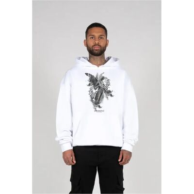 Sweatshirt MJ Gonzales Angel 3.0 X V.4 Blanc XL Sweatshirt MJ Gonzales Angel 3.0 X V.4 Blanc XL