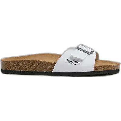 Badslippers Pepe Jeans Bio Single Champion Blanc 43 Badslippers Pepe Jeans Bio Single Champion Blanc 43